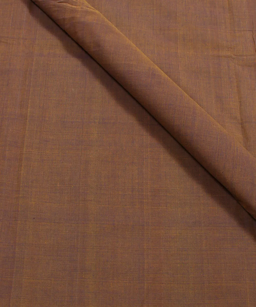 0.7m Bronze Mangalagiri Handloom Cotton Fabric