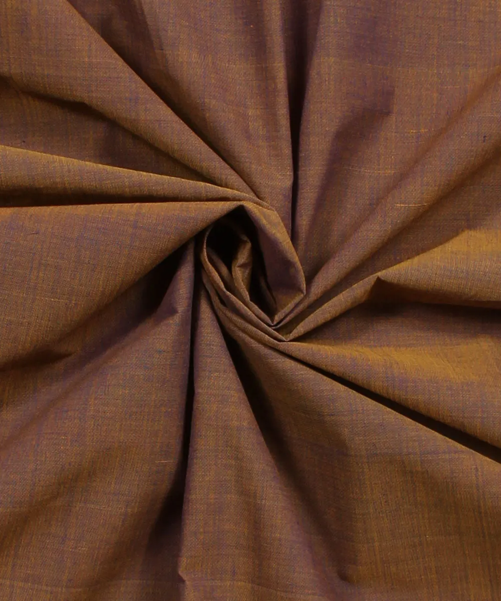 0.7m Bronze Mangalagiri Handloom Cotton Fabric