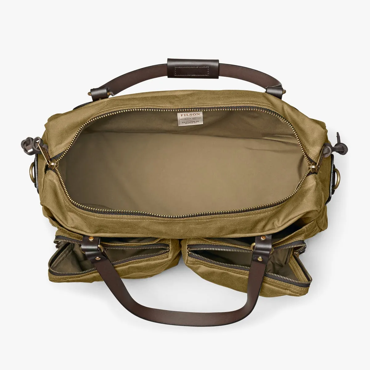 48-hour Tin Cloth Duffle Bag, Dark Tan