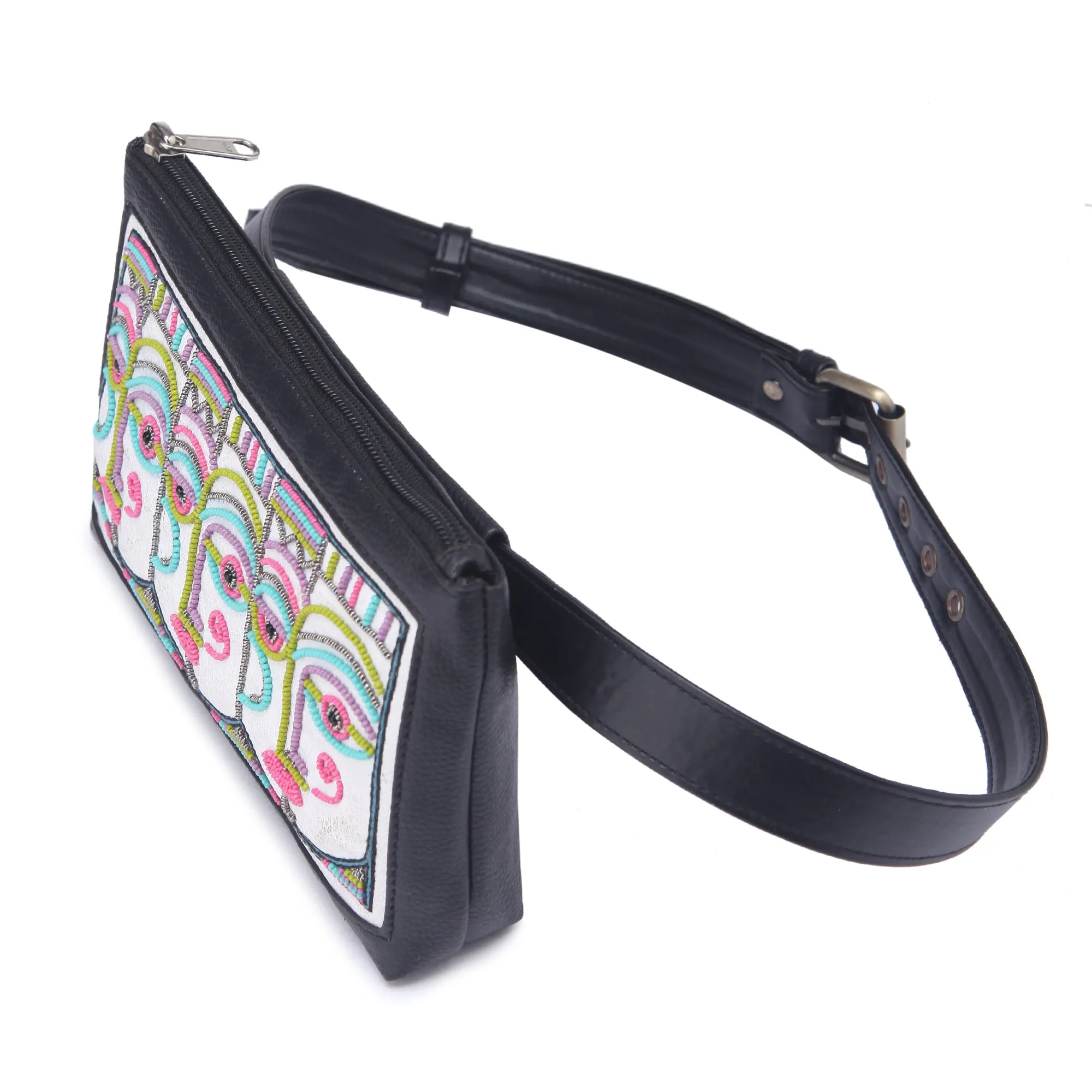 Anokhi Hand Embroiderd Belt Bag for women