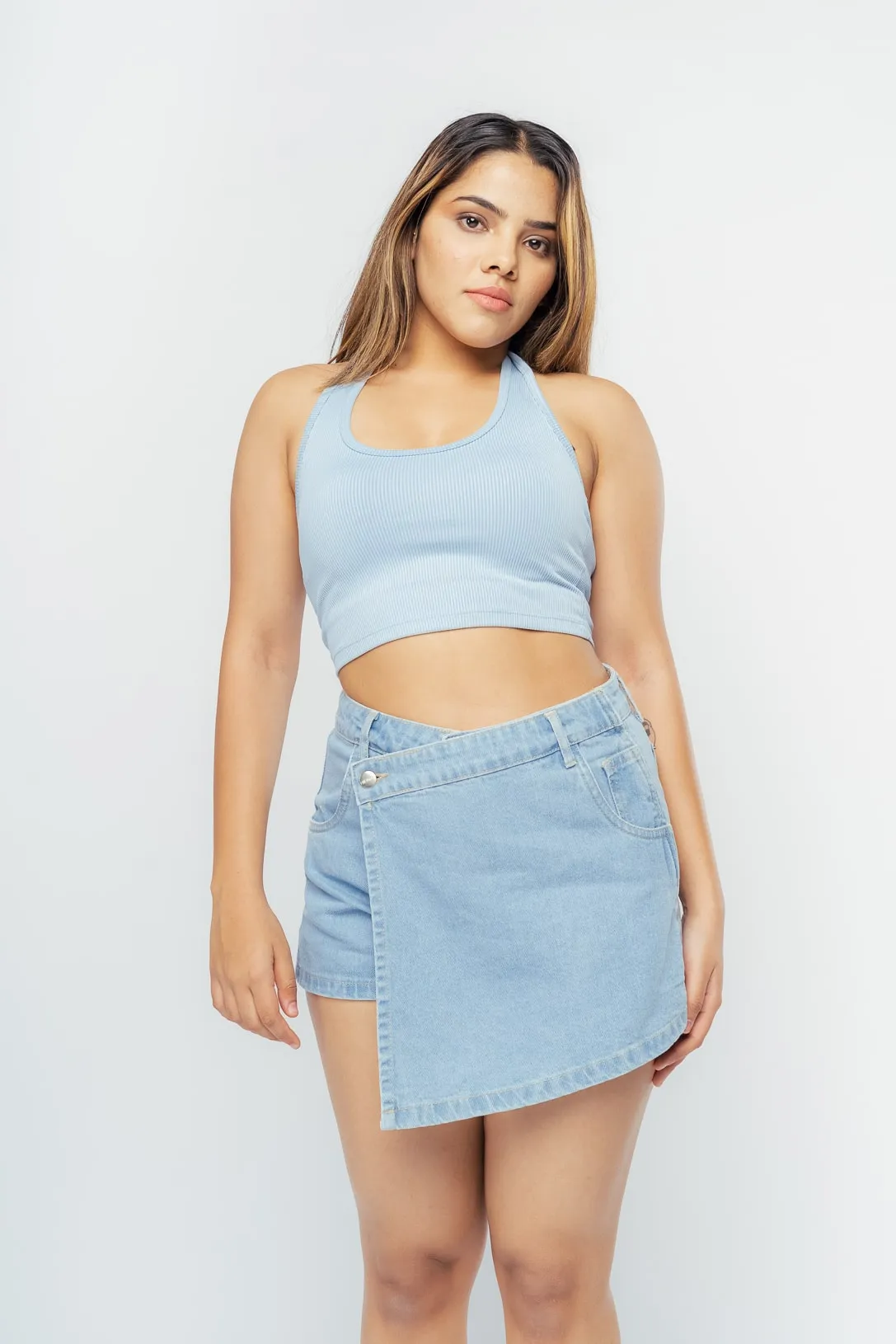 Assymetrical Light Shorts