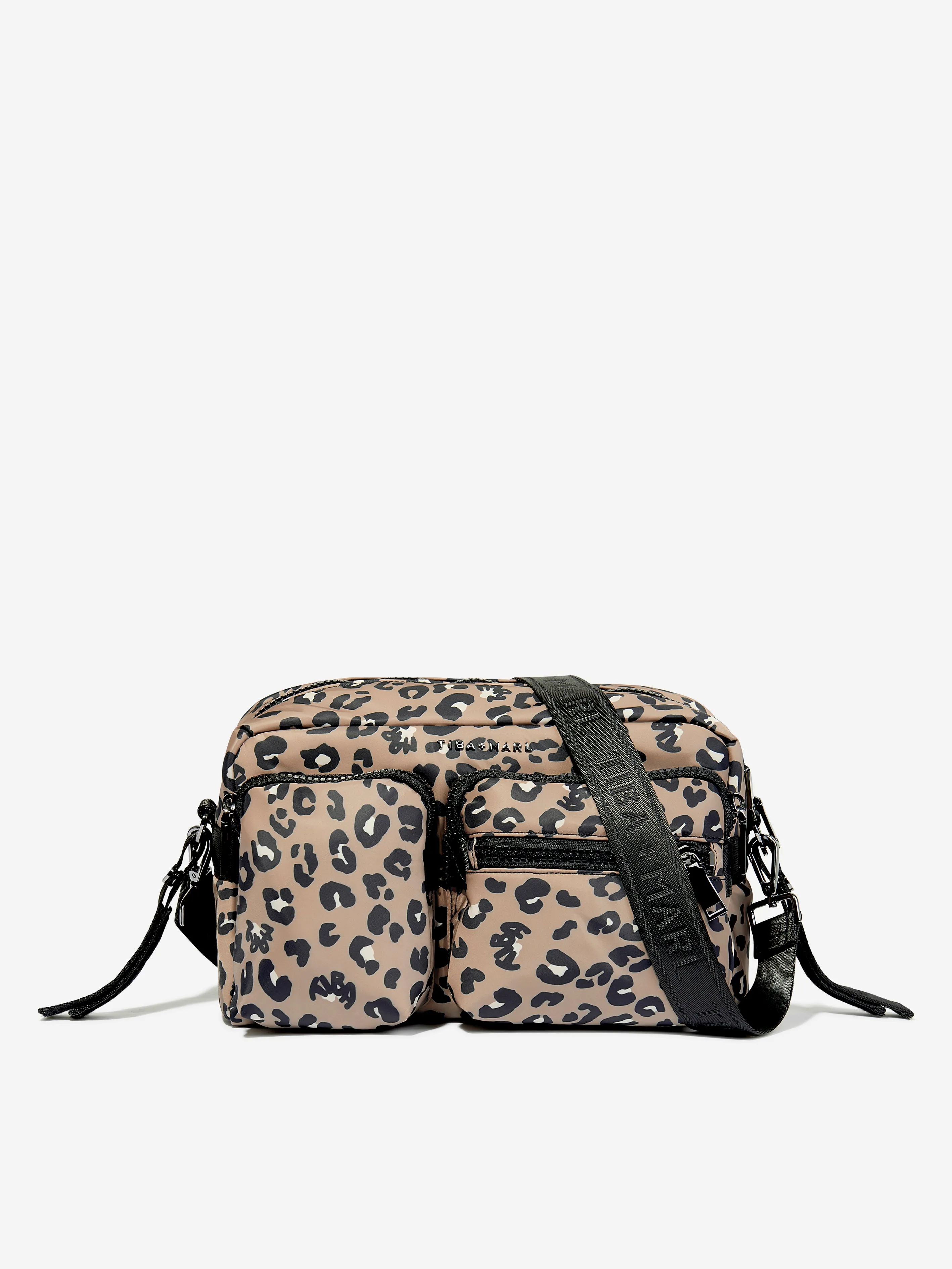 Baby Axel Buggy Organiser / Leopard Changing Bag in Brown (32cm)