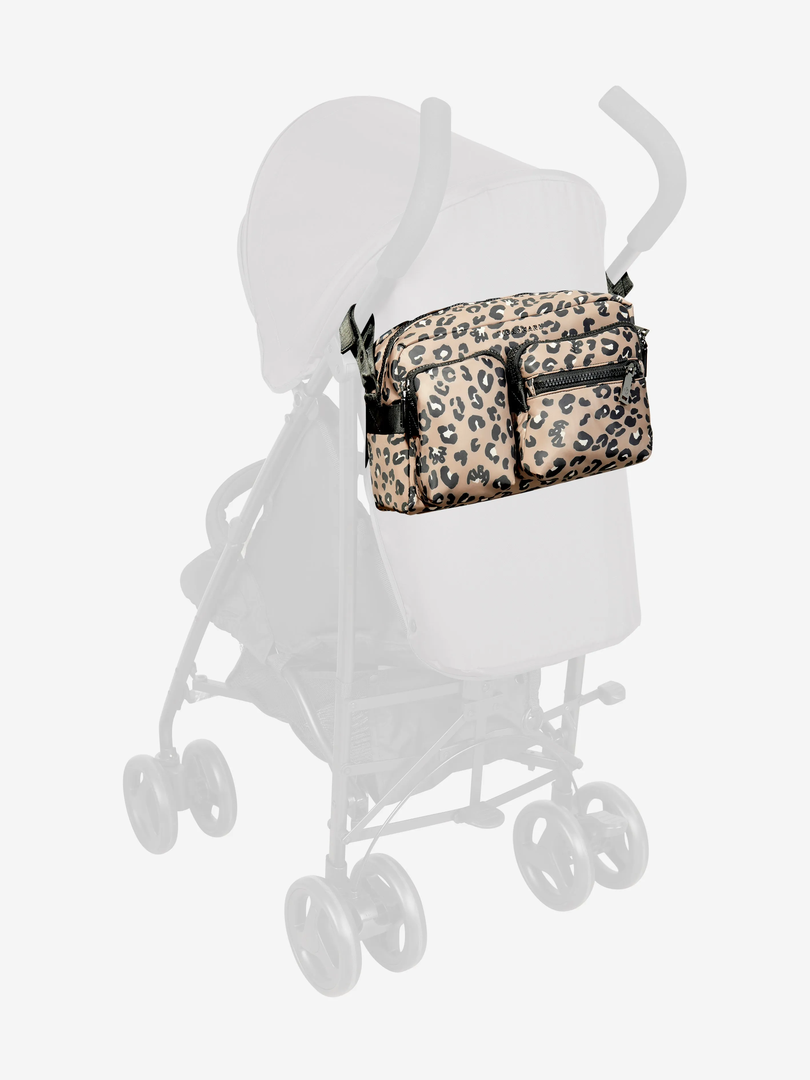 Baby Axel Buggy Organiser / Leopard Changing Bag in Brown (32cm)