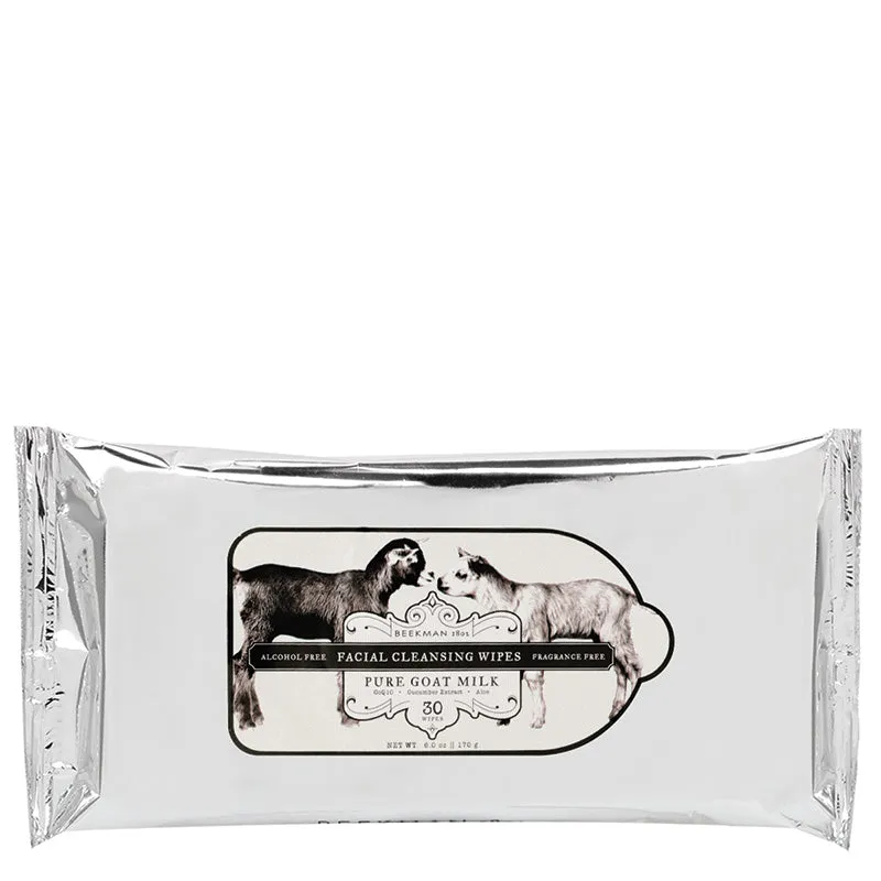 BEEKMAN 1802 | Pure Goat Milk Facial Cleansing Wipes