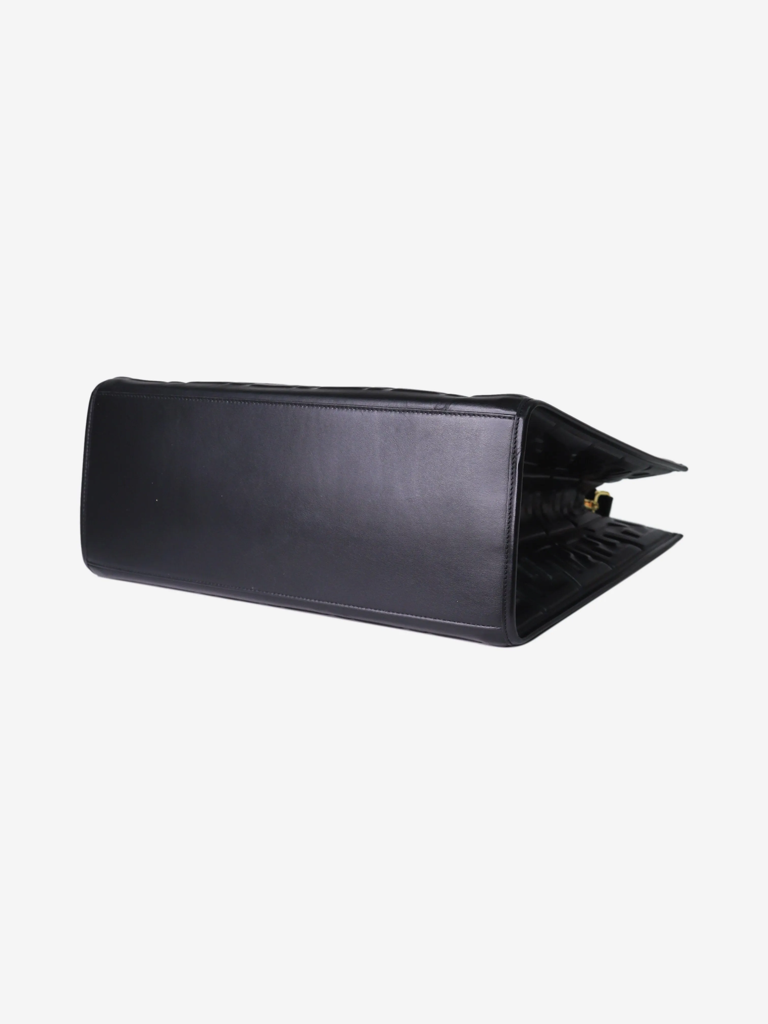 Black Sunshine medium top handle bag