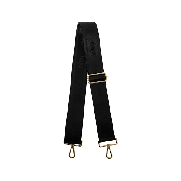 Bucket Bag - Black   Black/Gold Mono Strap