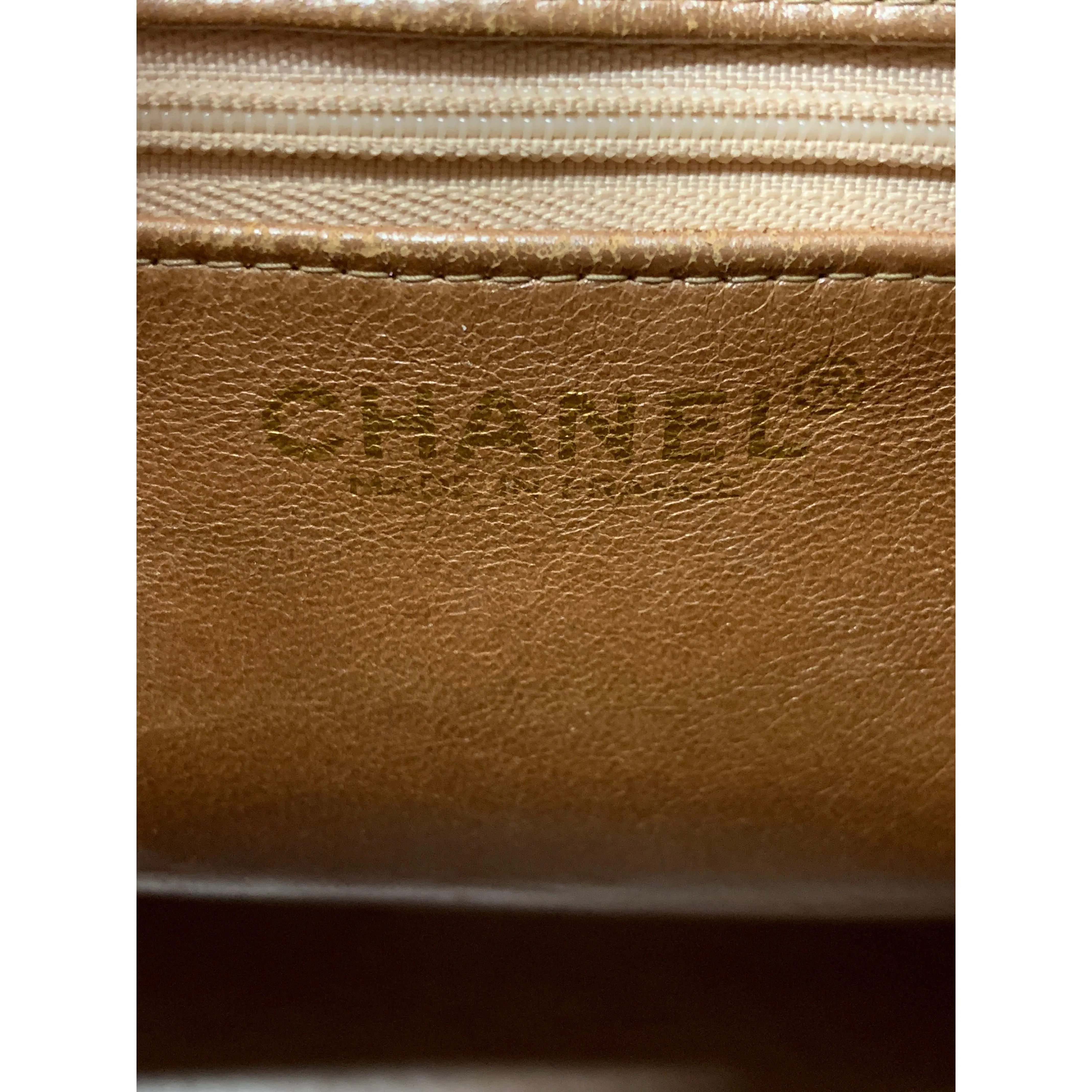 #CHANEL/Tote Bag/BEG/Leather/A01804