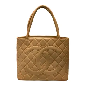 #CHANEL/Tote Bag/BEG/Leather/A01804