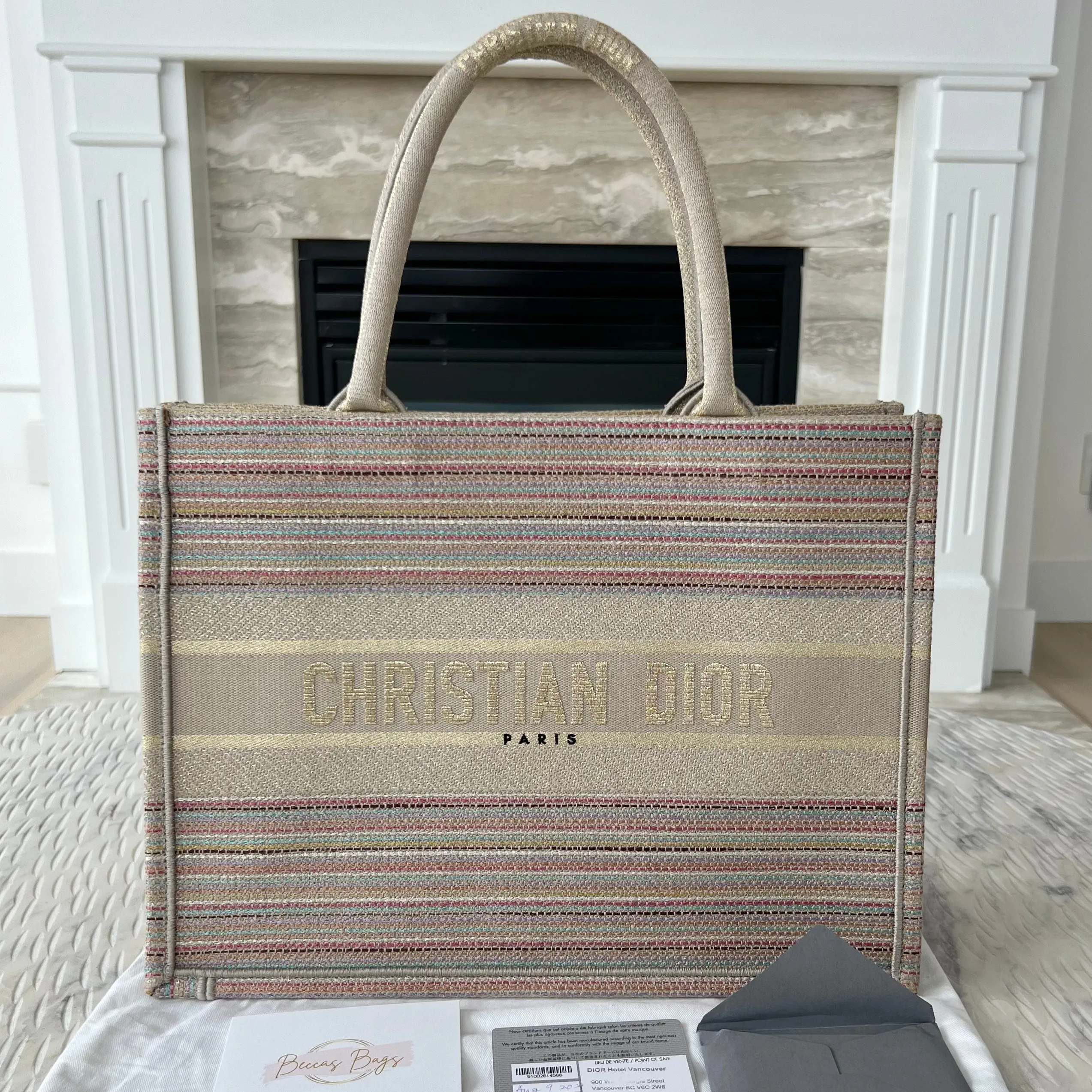 Christian Dior Book Tote Bag