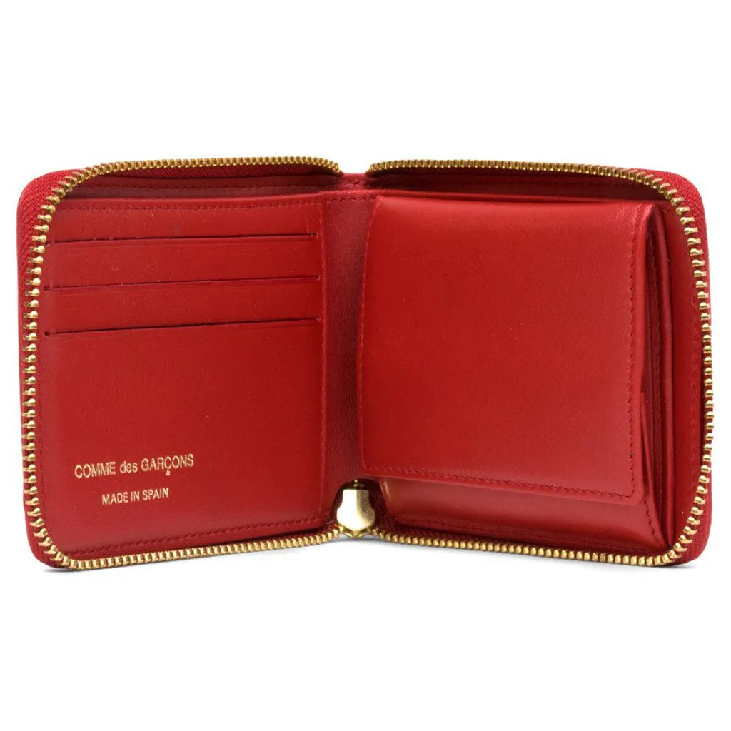 Comme des Garcons Polka Dots Wallet - Red