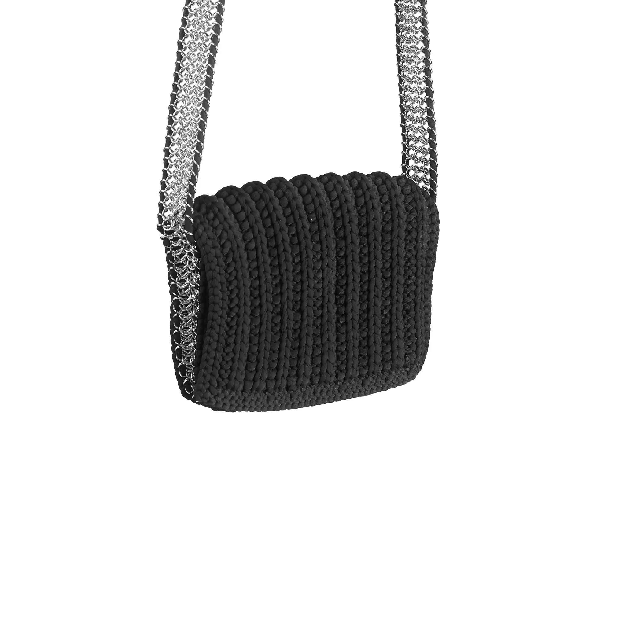 Crochet Signature Chain Handbag