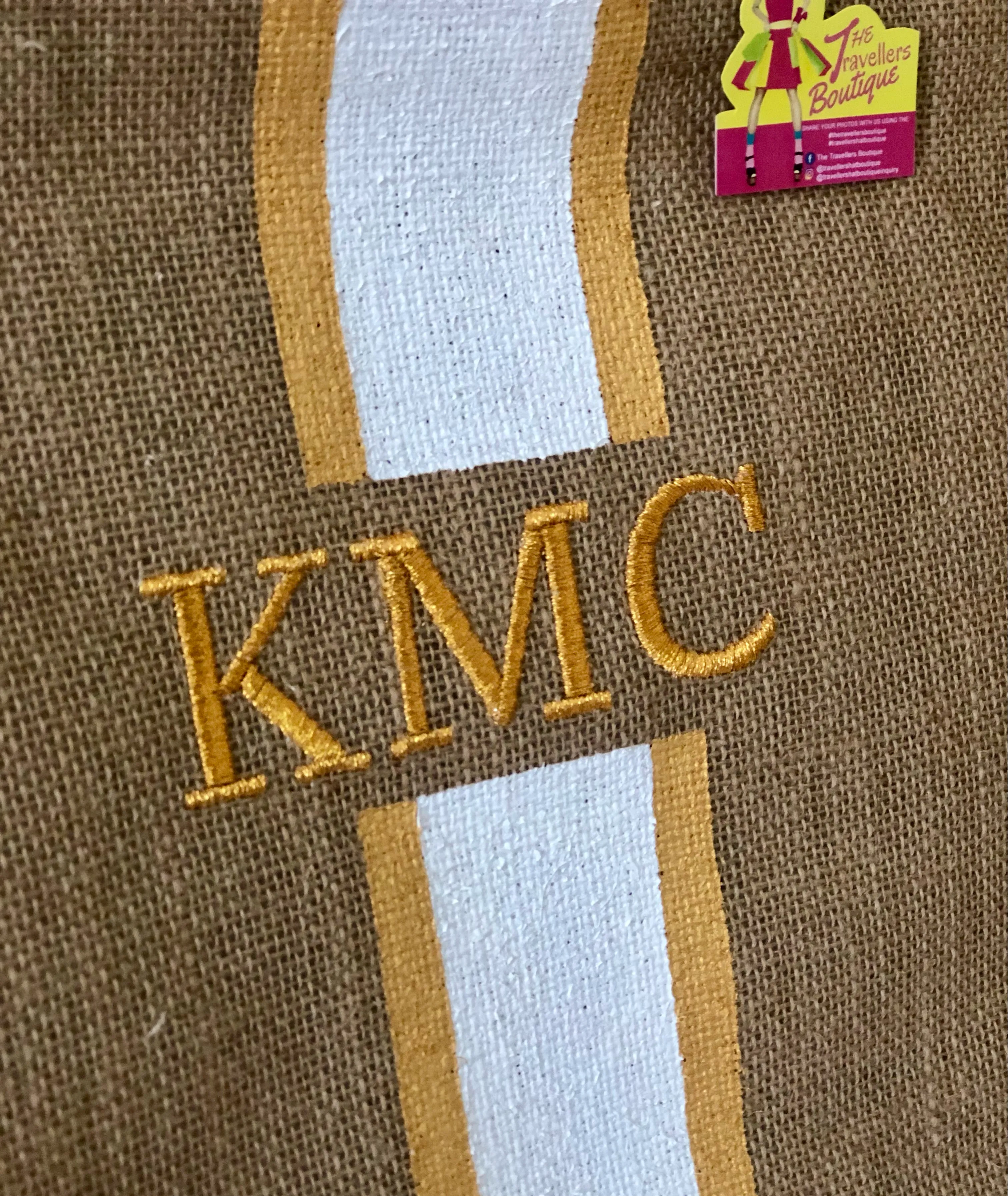 Custom Monogram Tote Bag