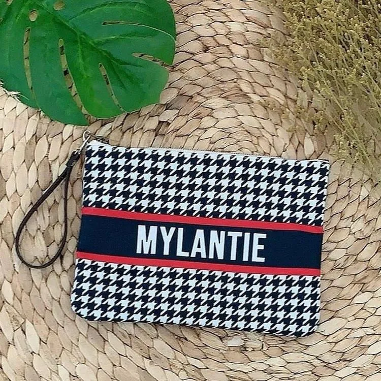 Custom Stripe Pouch