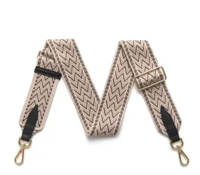 Fabucci Taupe Print Handbag Strap