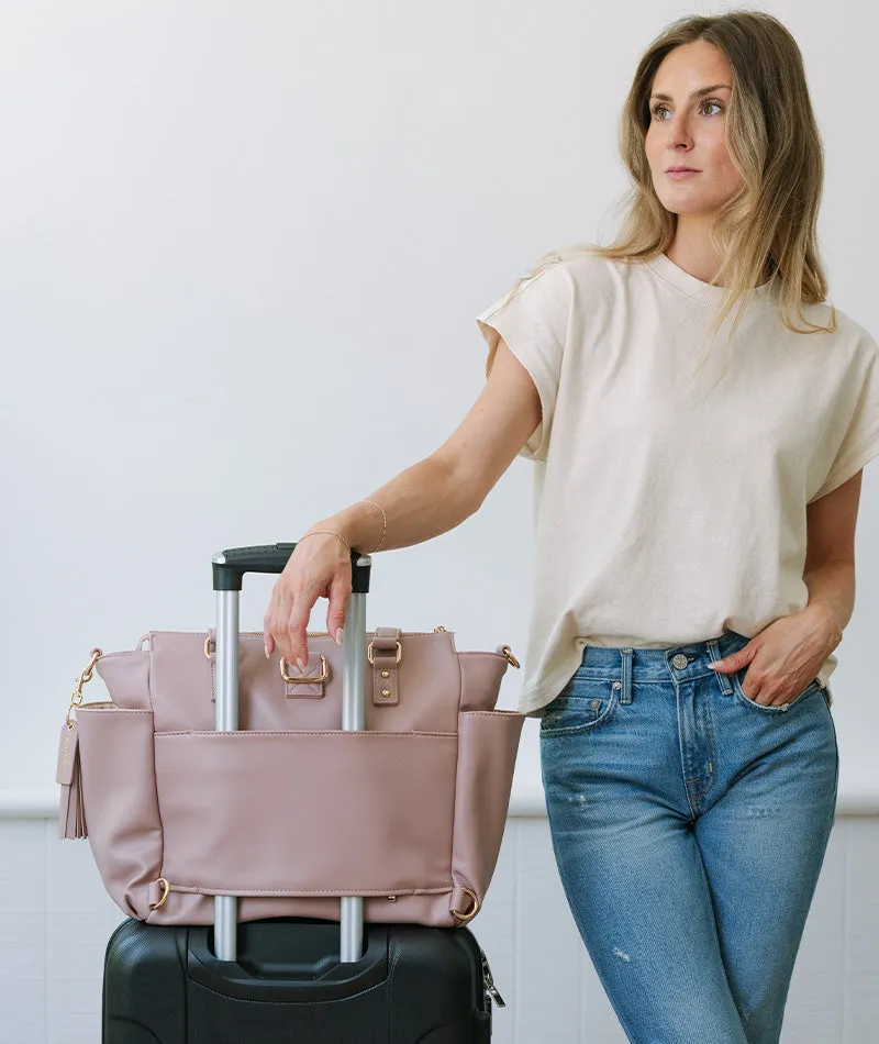 Gemini Convertible Backpack - Dusty Rose