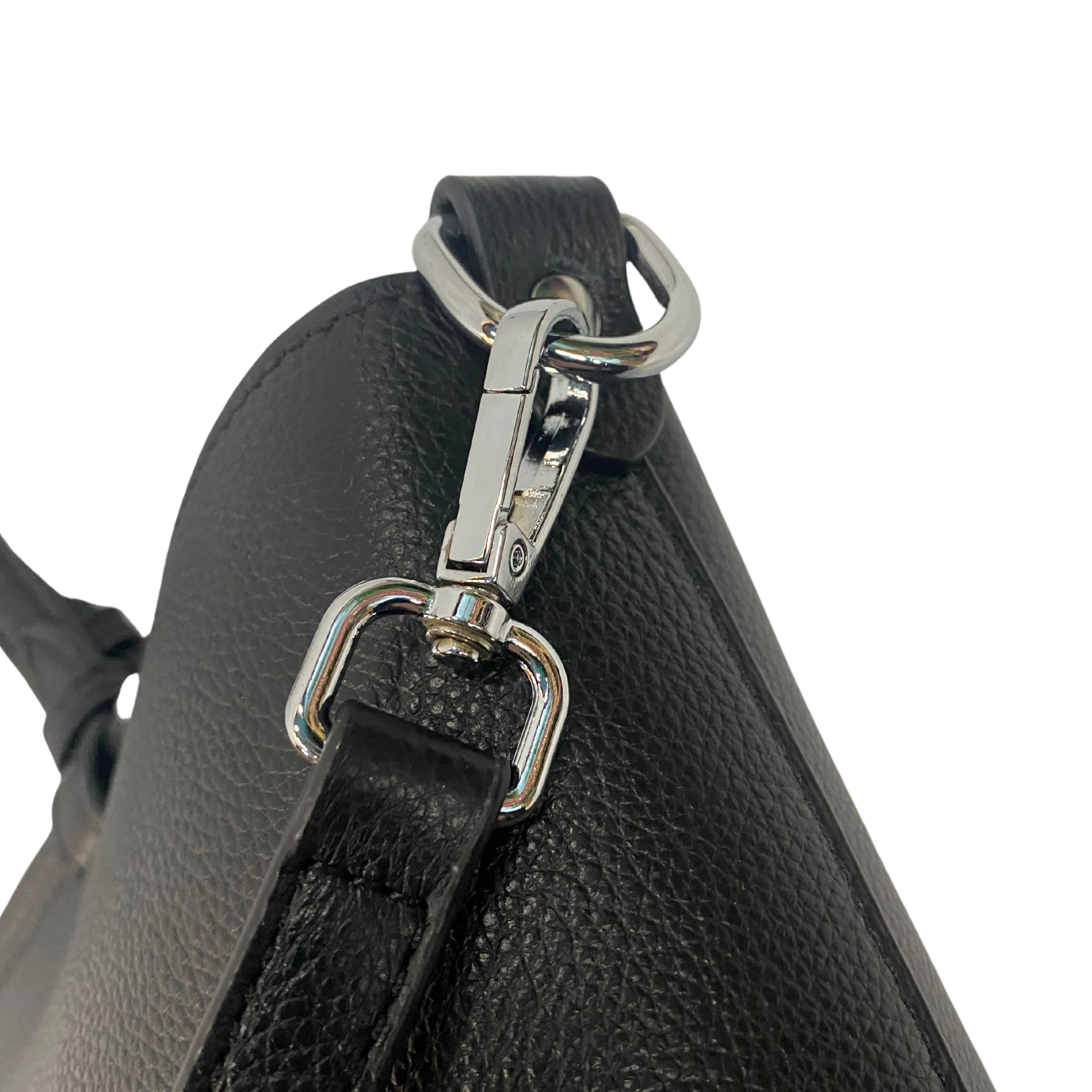 Genuine Leather Barrel Handbag