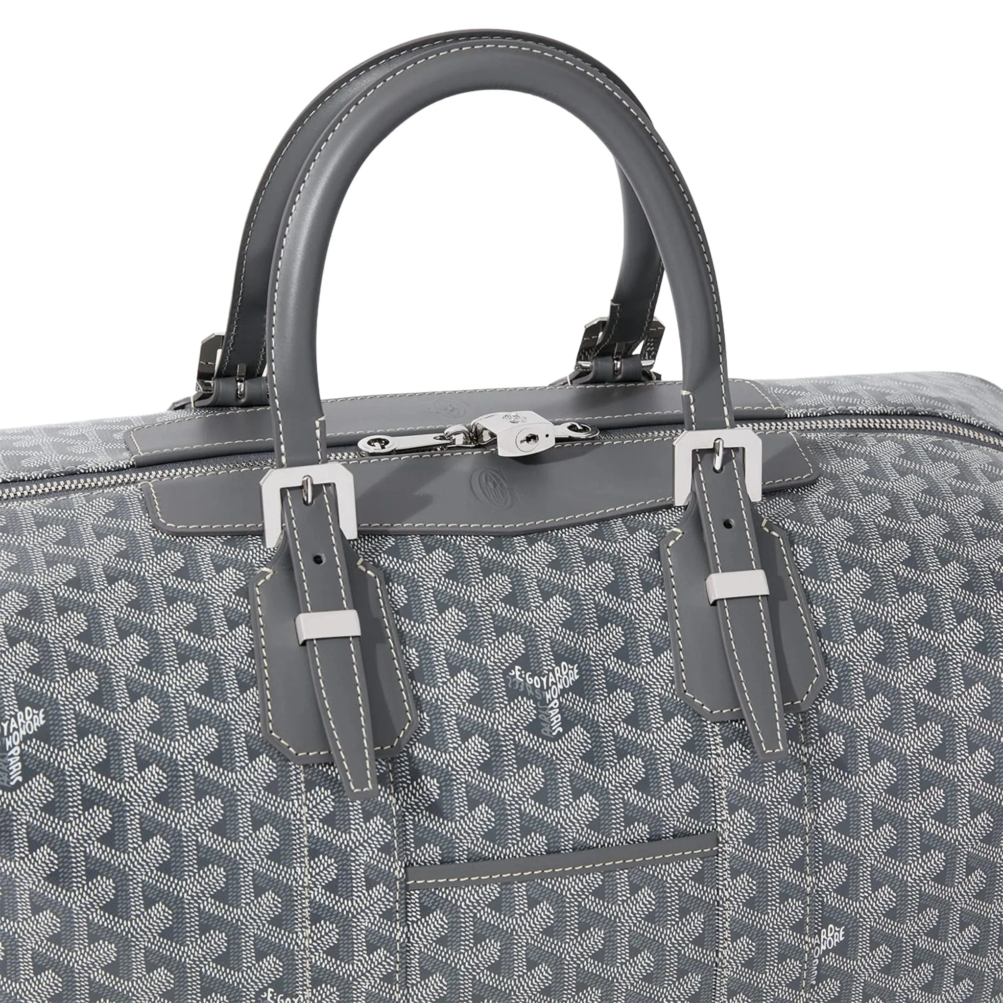 Goyard Bowling 45 Grey Bag