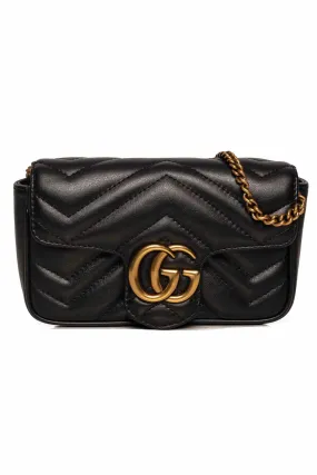 Gucci Super Mini GG Marmont Matelasse Crossbody