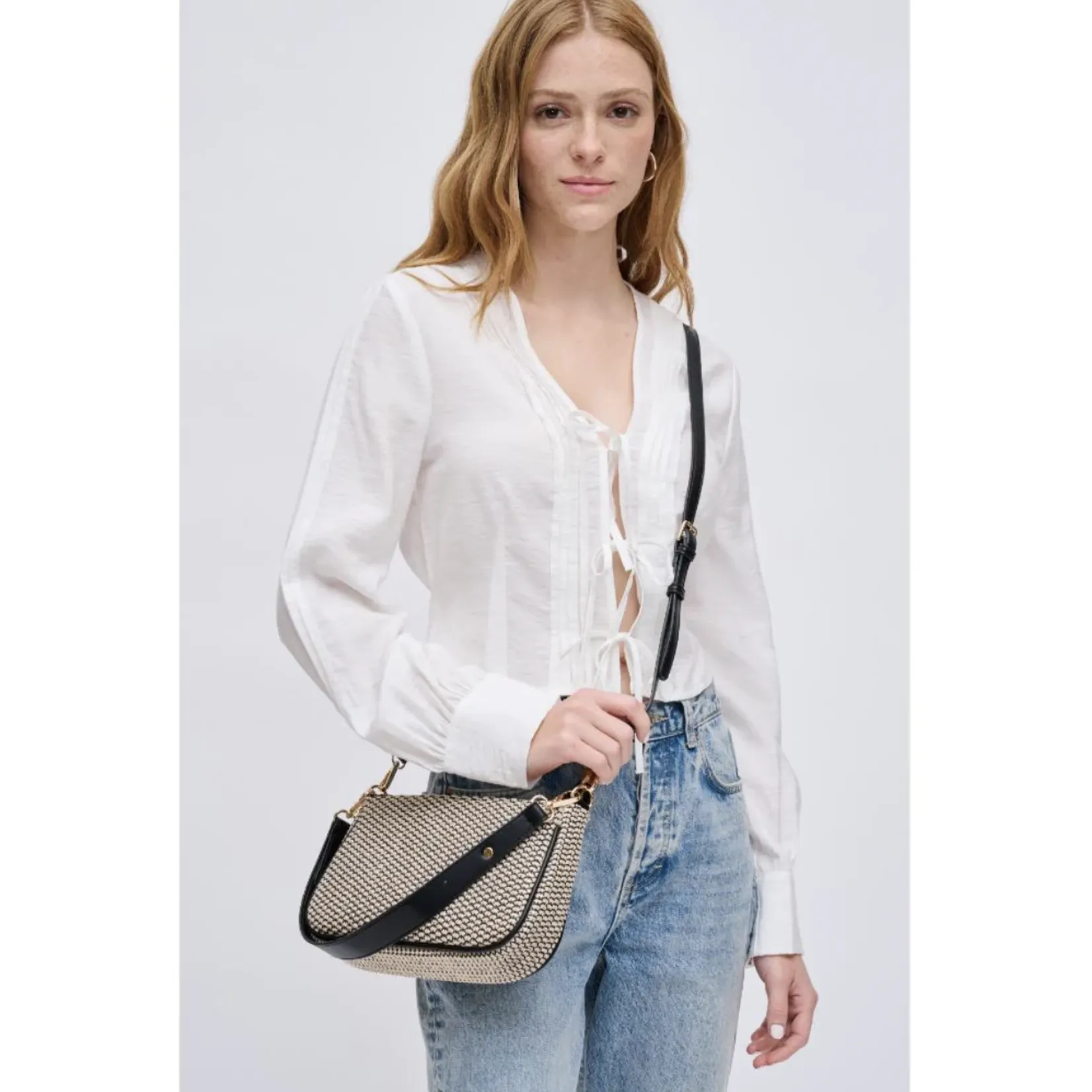 Haven Trendy Leather Crossbody Bag