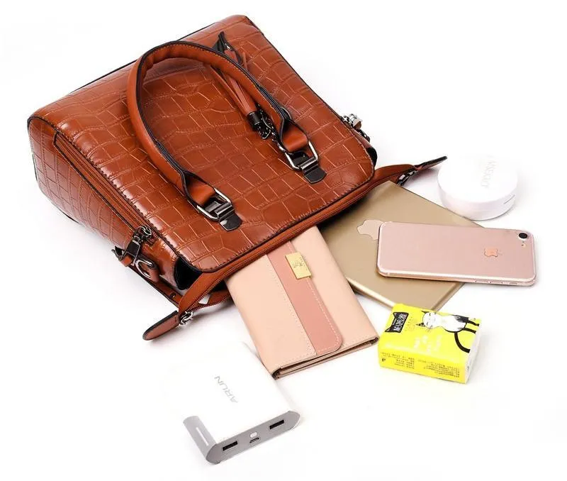 HELGA | 4-PIECE LEATHER BAG SET (1 1 FREE)