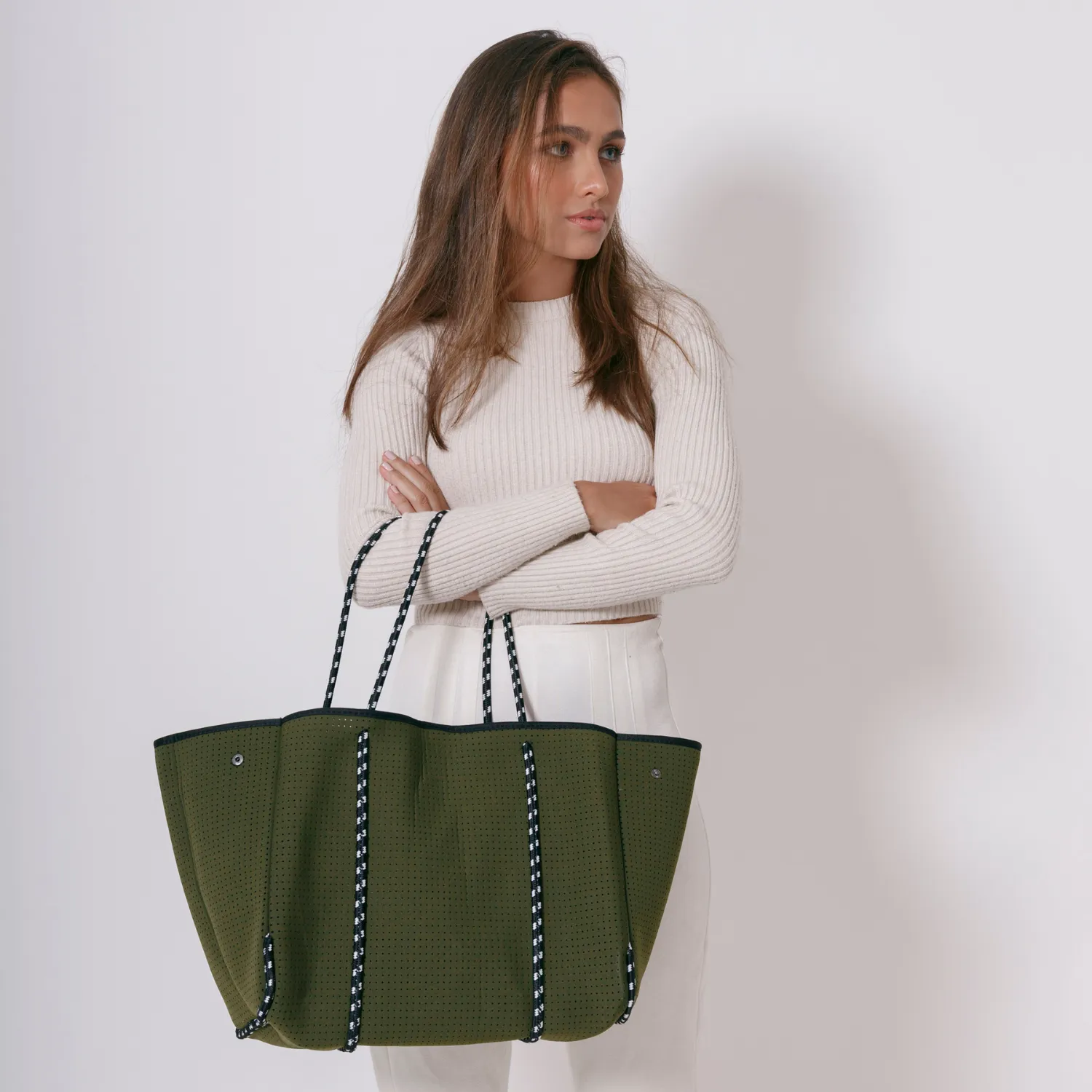 ICON TOTE   EVERYDAY TOTE - SAFARI GREEN