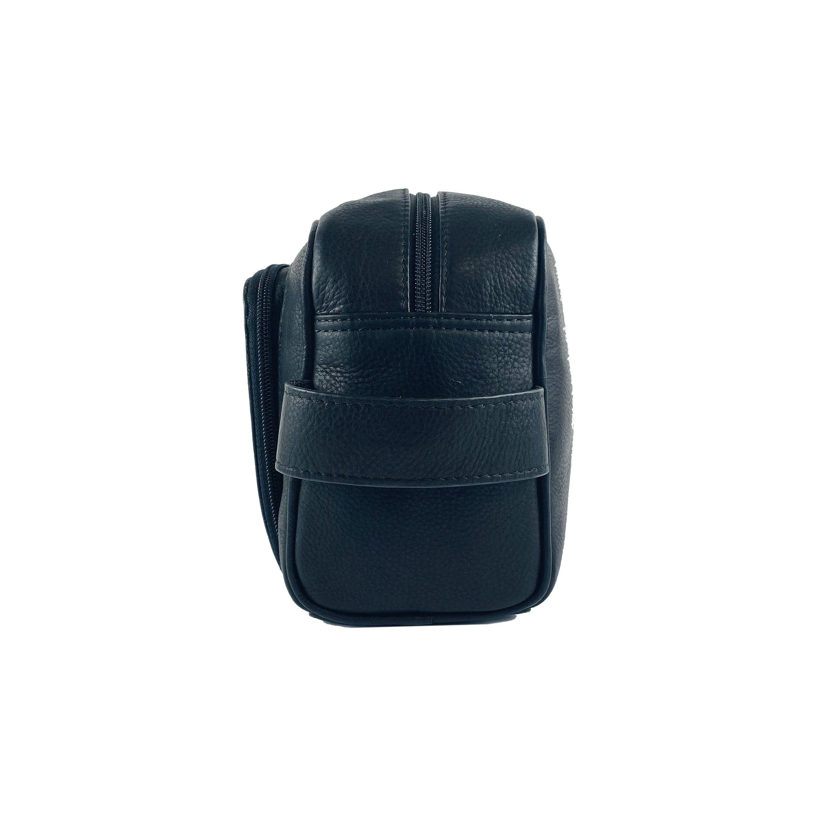 K0025AB | Beauty Case - Genuine Leather Col. Black