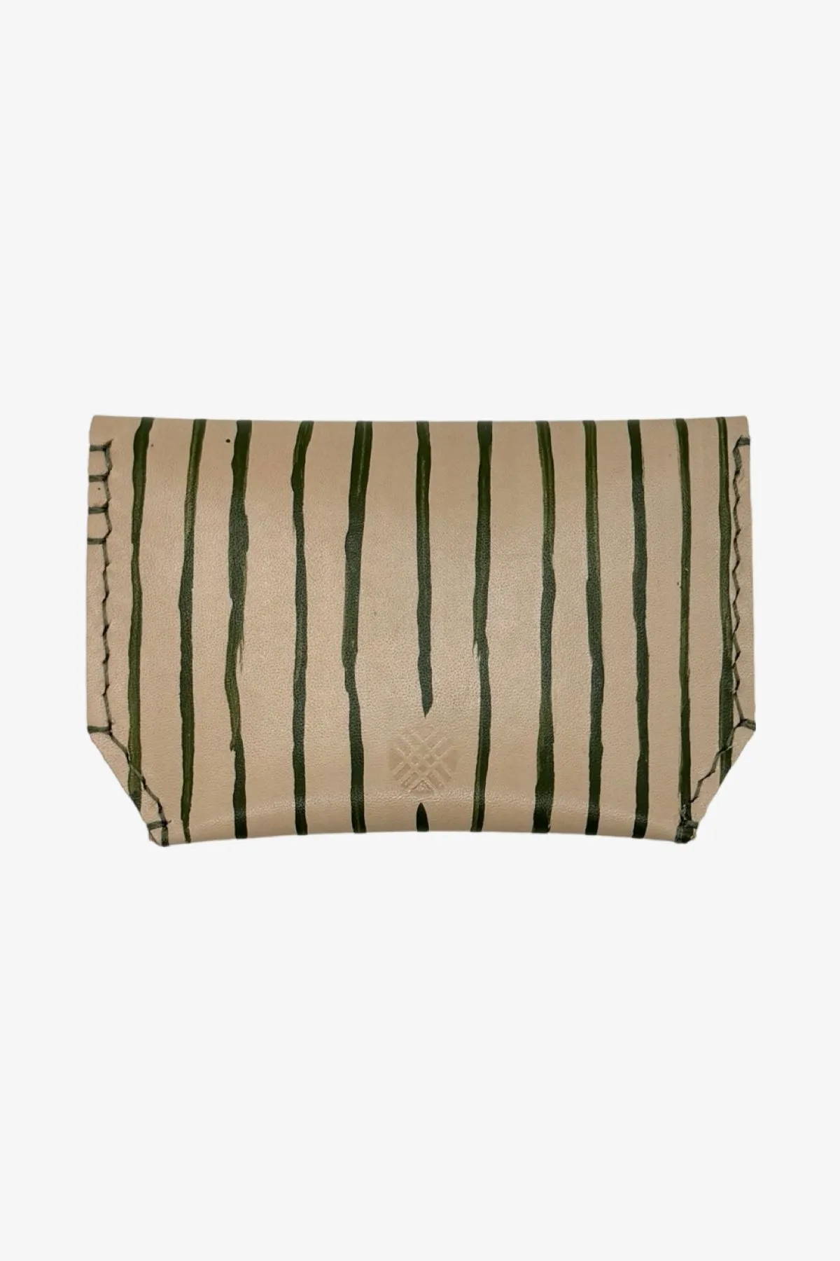 k(not) Card Case | Green Stripe