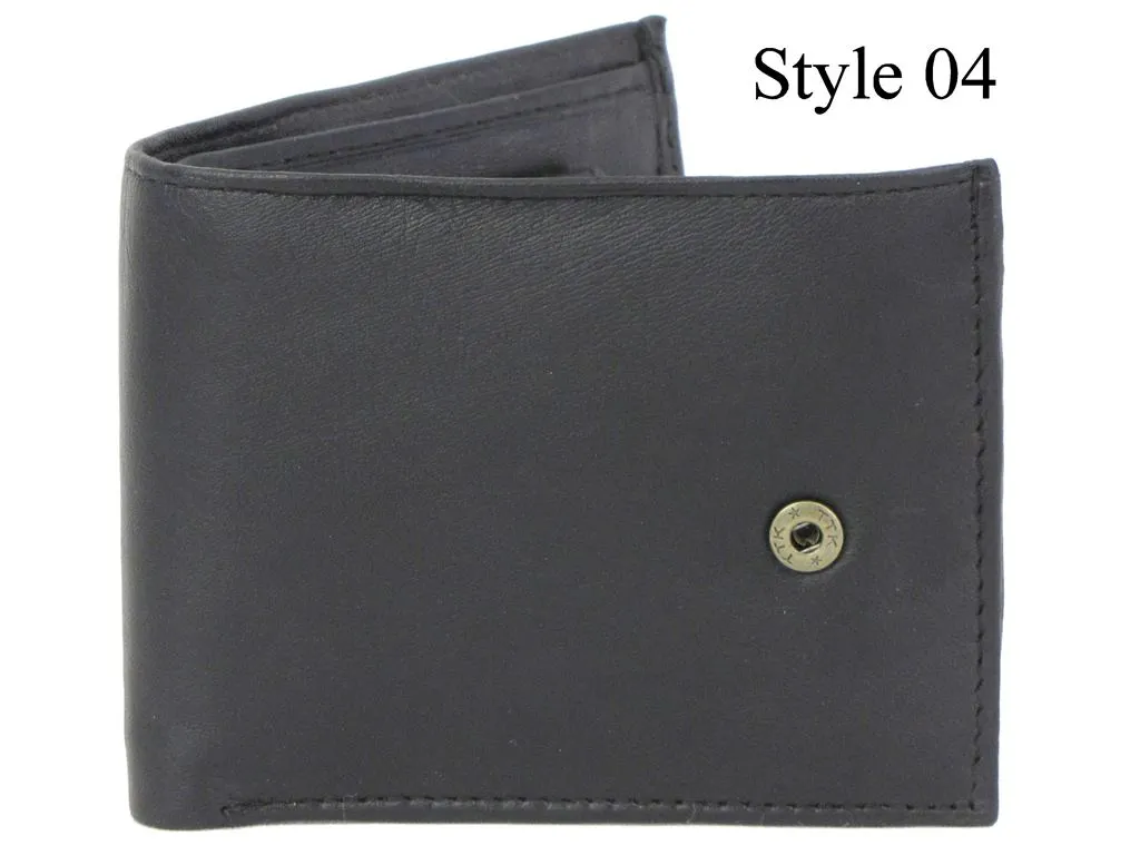 Mens Soft Leather Billfold Wallet