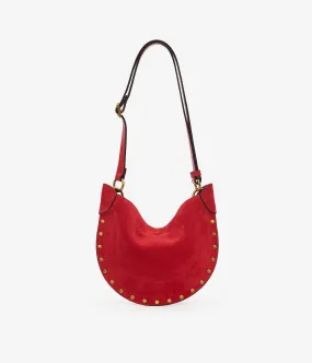 MINI MOON SOFT SHOULDER BAG- SCARLET