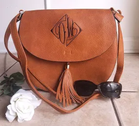 Monogram Cross Body tassel hipster tribal personalized