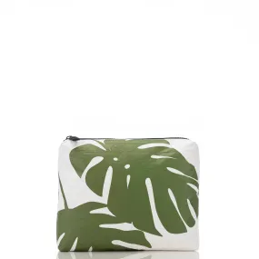 Monstera Small Pouch / Seaweed