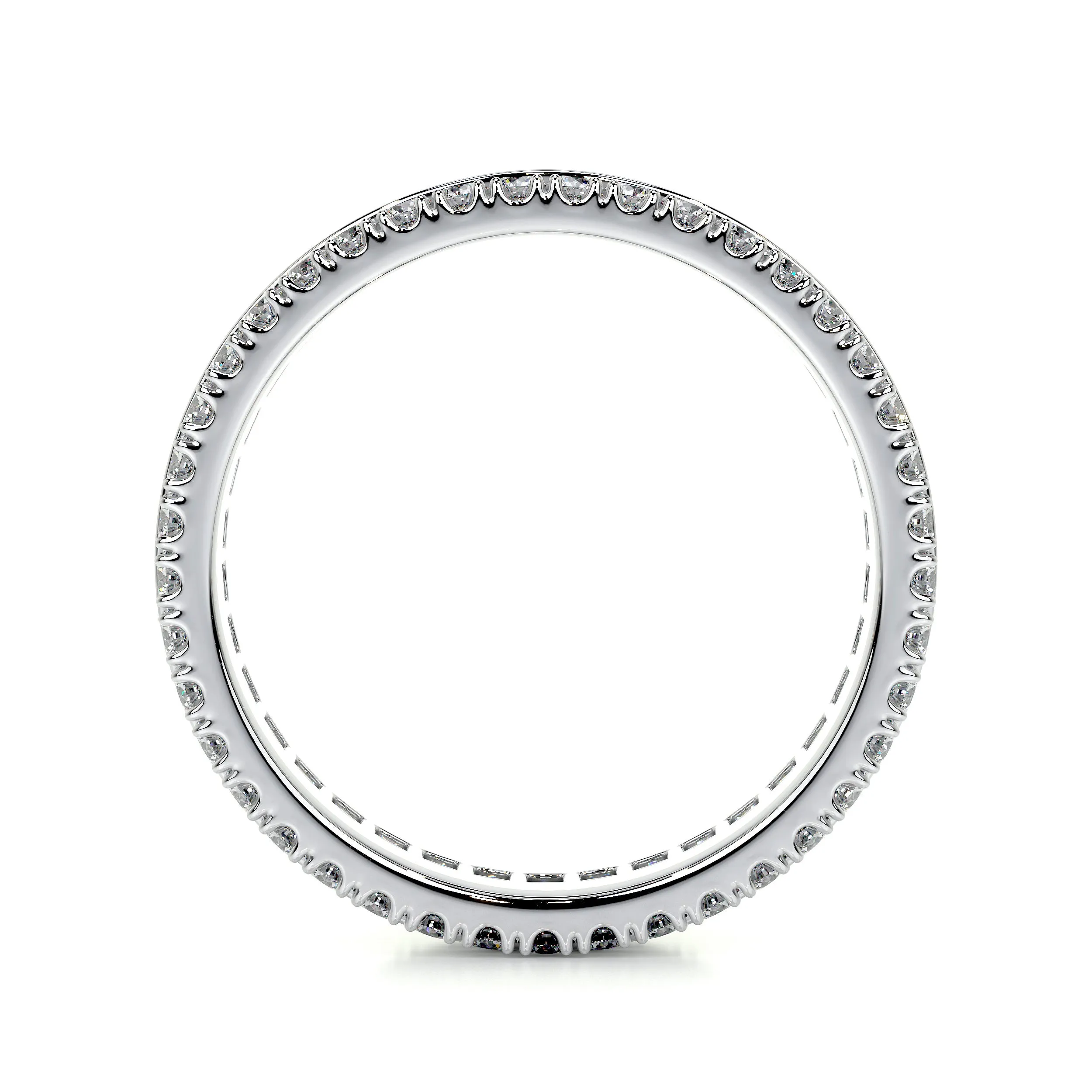 Paige Lab Grown Eternity Wedding Ring   (4 Carat) -18K White Gold