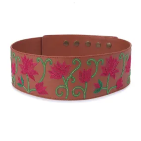 Pichwai hand embroidered waist belt