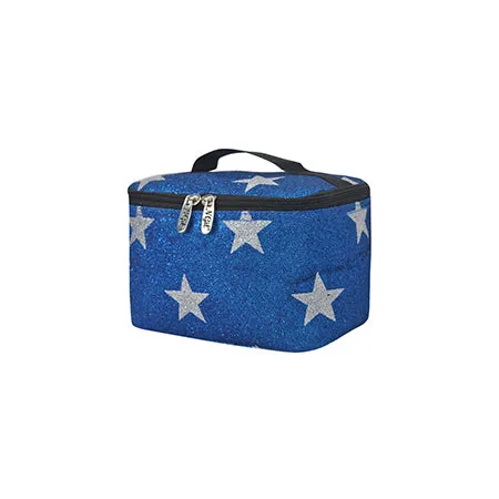 Royal Blue Glitter Super Star NGIL Cosmetic Case