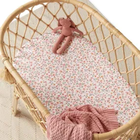 Snuggle Hunny Bassinet Sheet/Change Pad Cover - Spring Floral