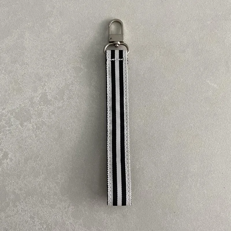 Strap - Black & White Stripe