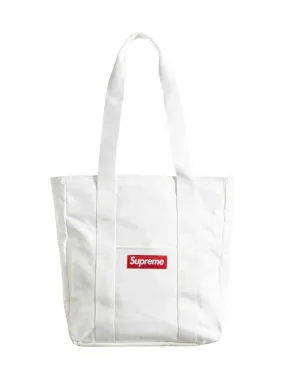 Supreme Canvas Tote White