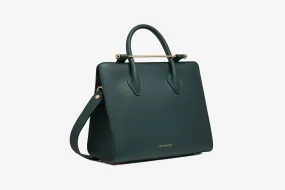 The Strathberry Midi Tote - Bottle Green