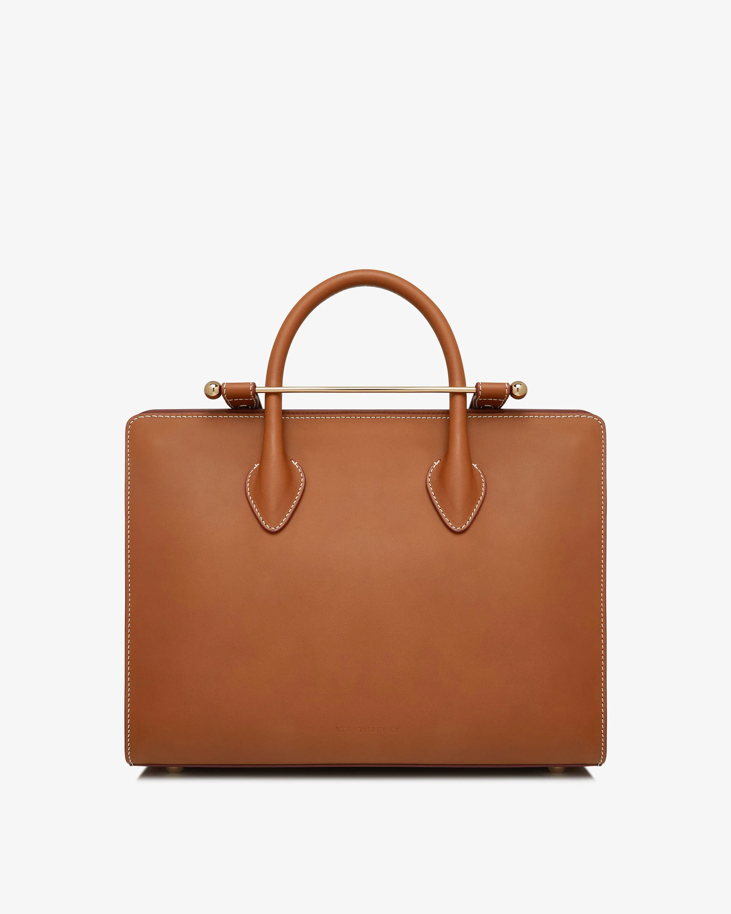 The Strathberry Midi Tote - Bridle Leather Tan