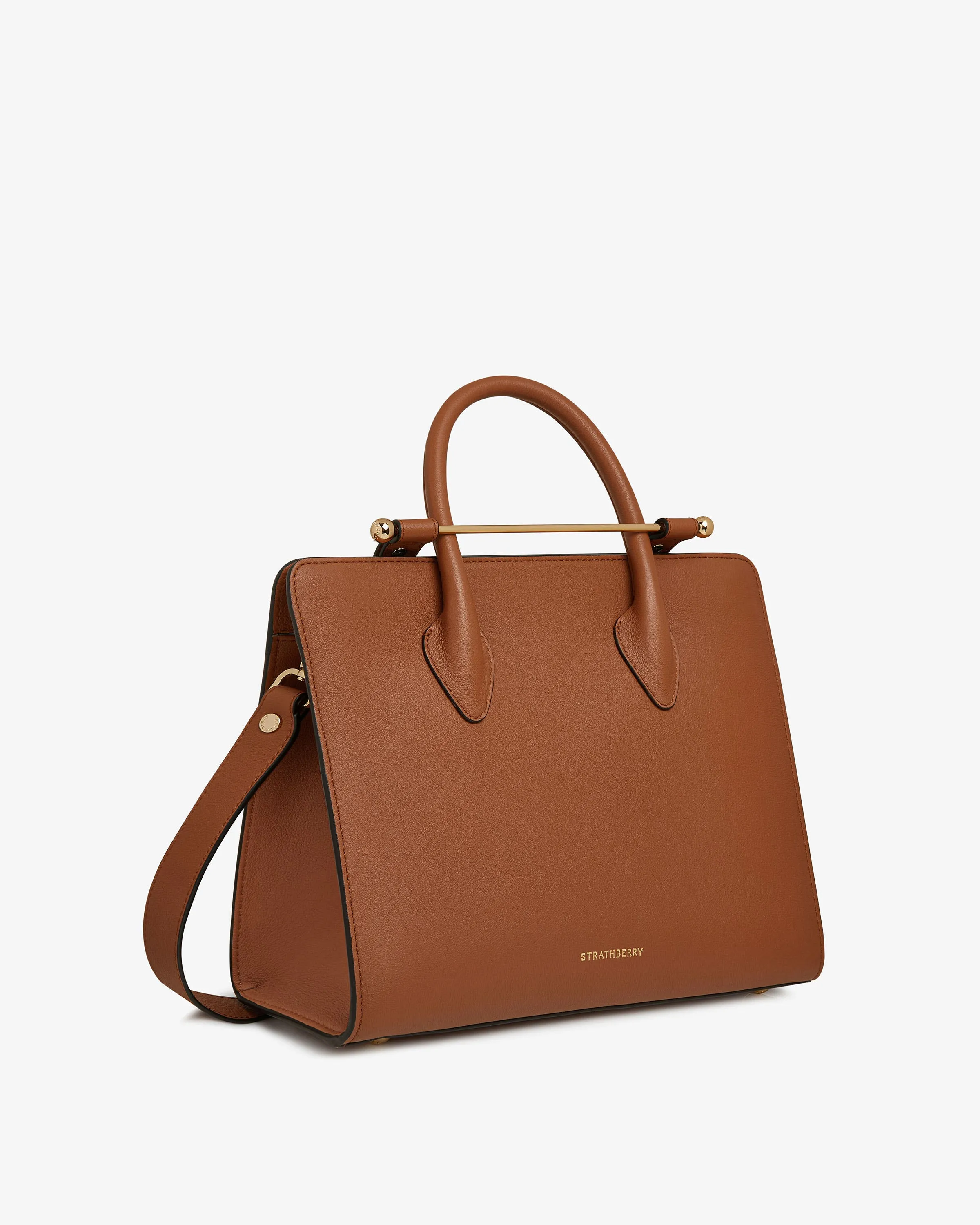 The Strathberry Midi Tote - Chestnut