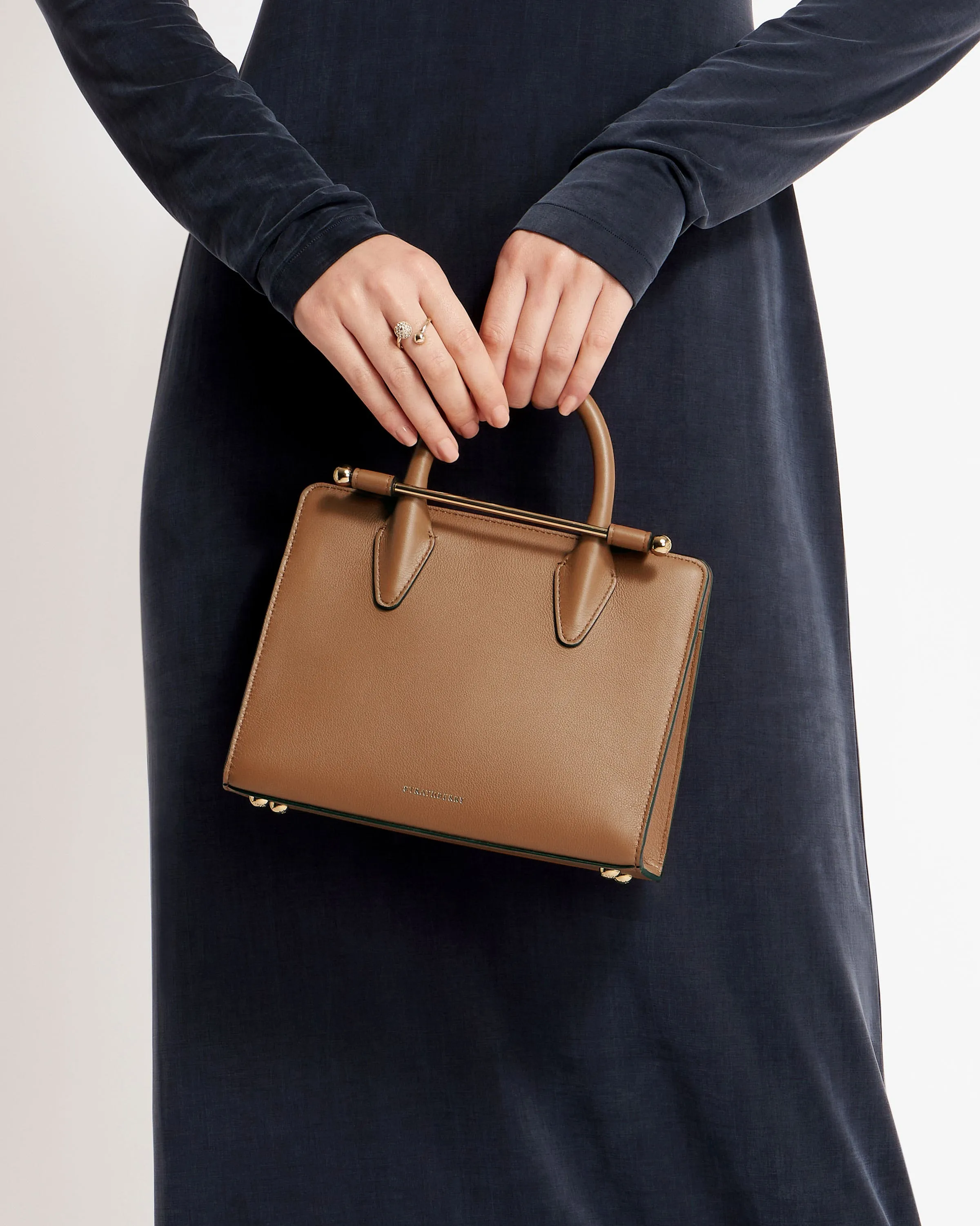 The Strathberry Mini Tote - Caramel