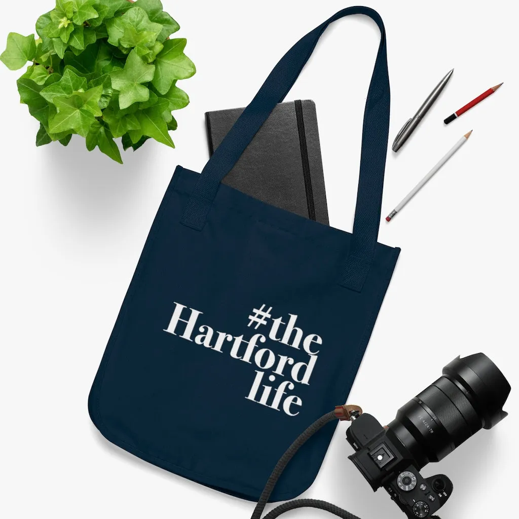 #thehartfordlife Organic Canvas Tote Bag