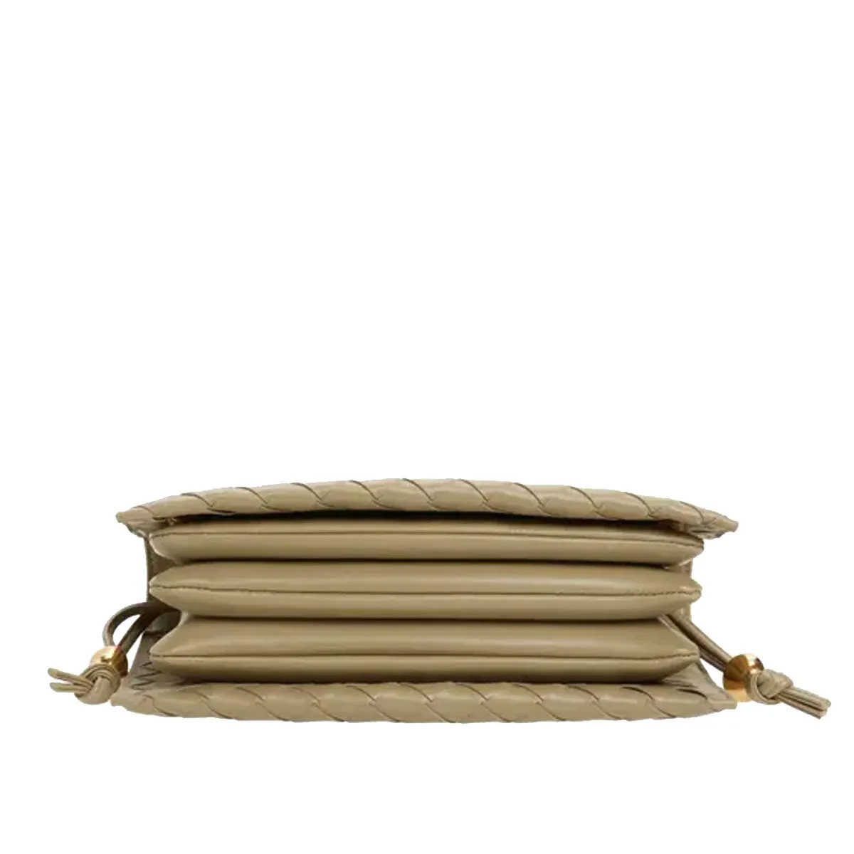 Trio Pouch on Strap, Taupe