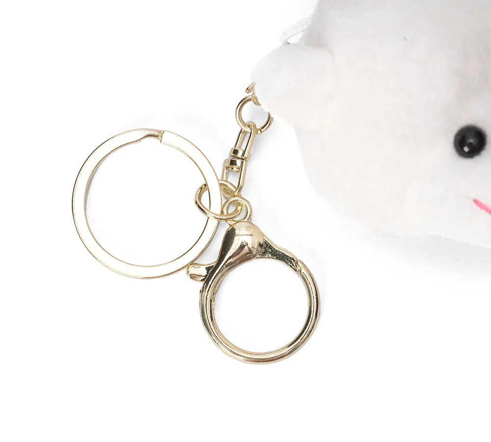 UGG AUSTRALIAN SHEPHERD Cute Plush Alpaca Keyring