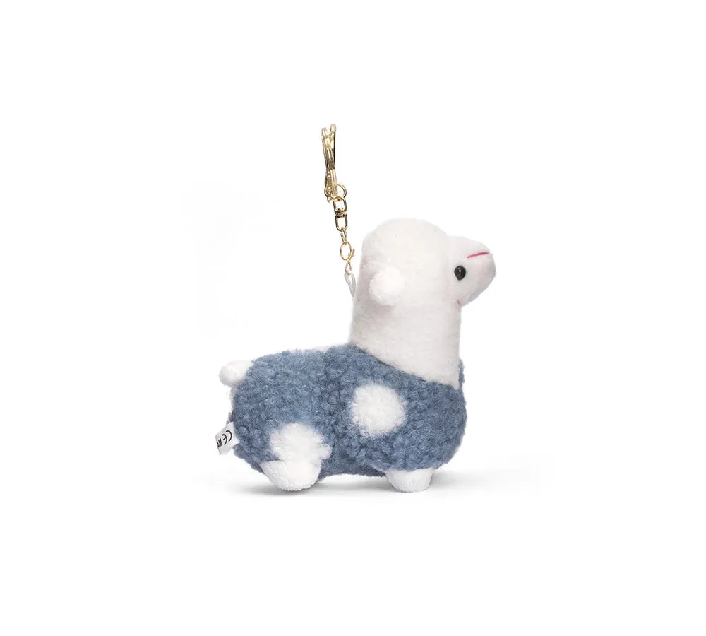 UGG AUSTRALIAN SHEPHERD Cute Plush Alpaca Keyring