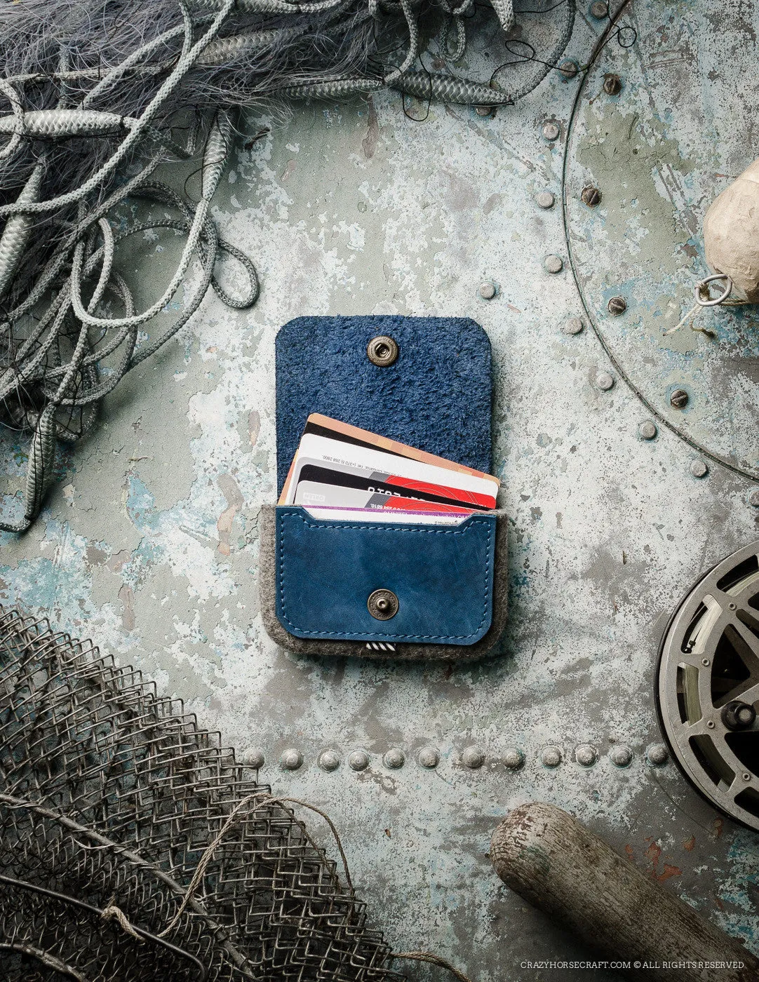 Wool Felt Cardholder & Wallet | OceanBlue