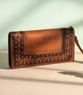 Wrangler studded wallet